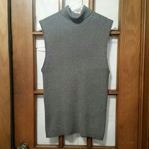 Preswick & Moore Knit Sleeveless Turtleneck Sz Xl